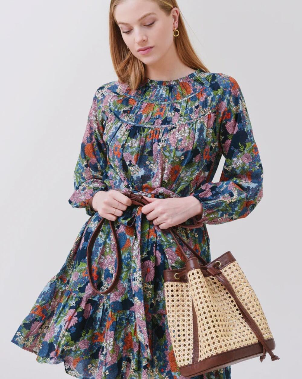 Tuckernuck TROVATA Birds of Paradis Abigail Short Dress